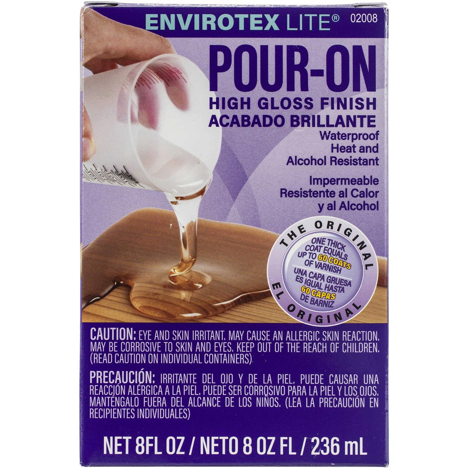 Envirotex Lite Pour-On High Gloss Finish - Zenithce