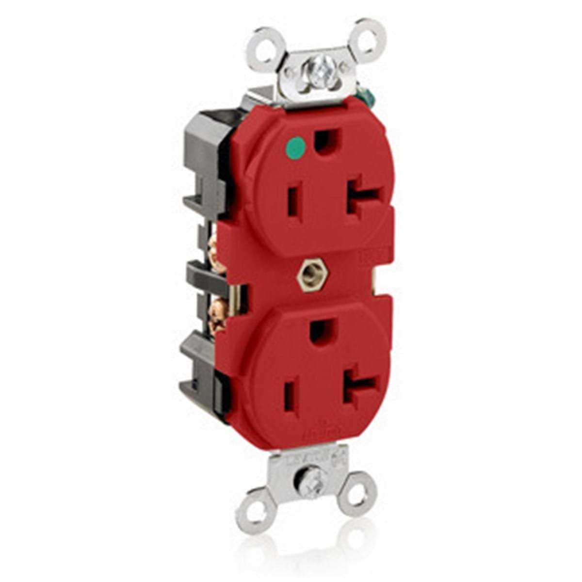Leviton 80708-W 2 Gang White Nylon Combination Plate - Zenithce