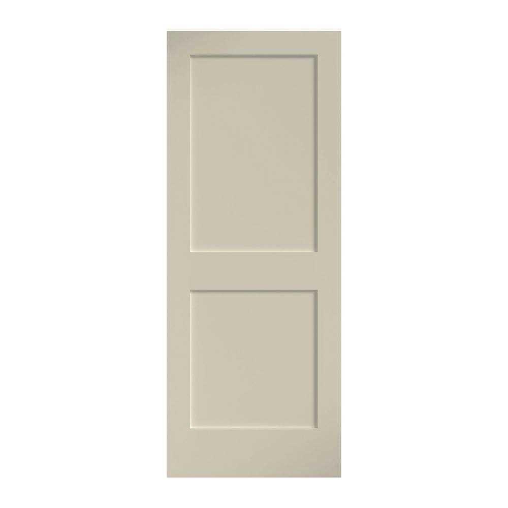 EightDoors 30-in x 80-in White Primed 2-Panel Square - Zenithce