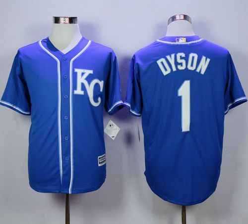 Royals #1 Jarrod Dyson Blue Alternate 2 New Cool Base Stitched Jersey - Zenithce