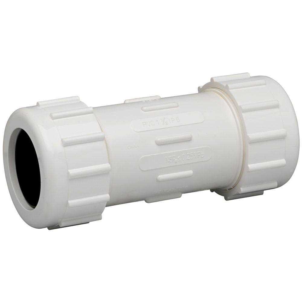 Homewerks PVC Compression Repair Coupling - Zenithce