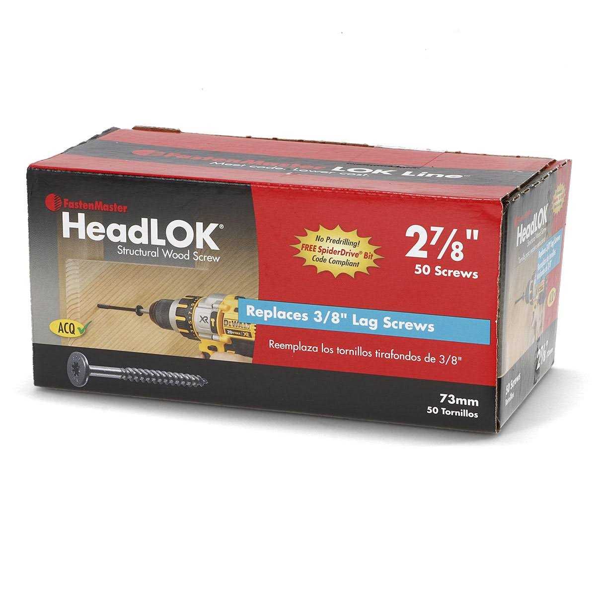 FastenMaster FMLL005-50 5 in. Ledgerlok Screw - Zenithce