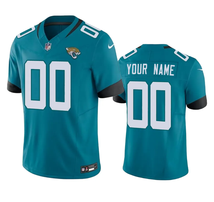 Jacksonville Jaguars Custom Teal 2023 F.U.S.E Vapor Untouchable Limited Stitched Jersey - Zenithce