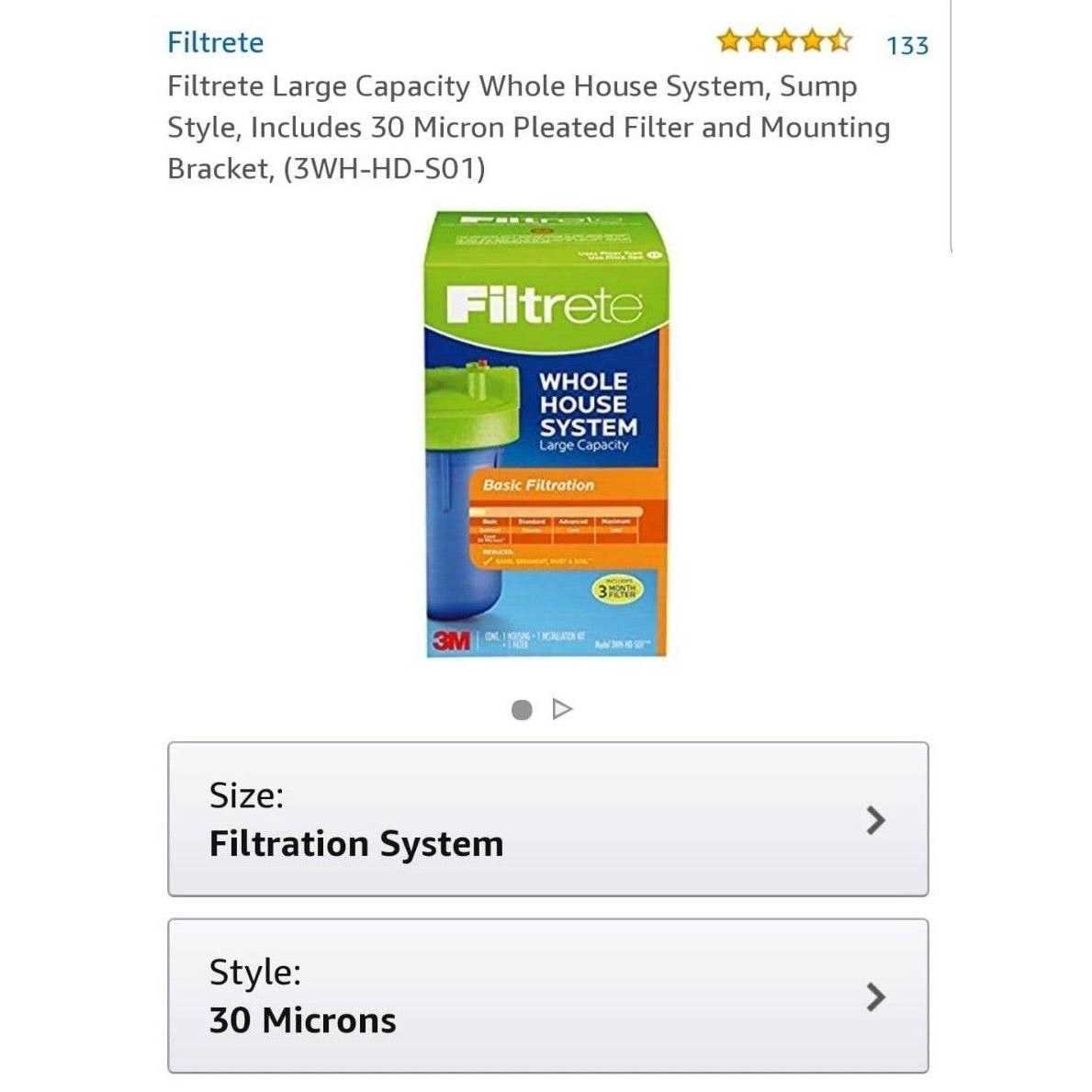 Filtrete 3US-MAX-F01 Under Sink Maximum Water Filtration System - Zenithce