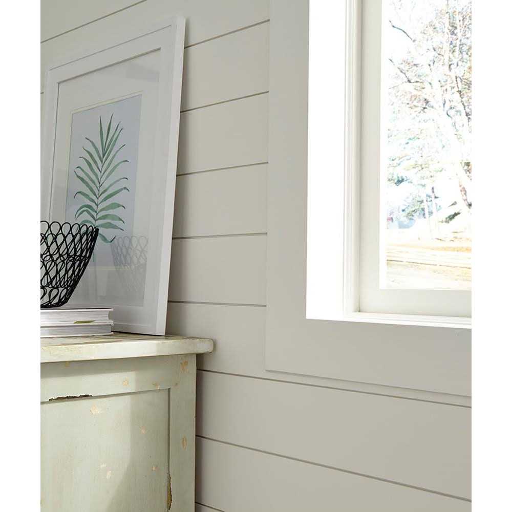 RELIABILT 5.25-in x 12-ft Painted White MDF Shiplap Wall Plank L5SLN - Zenithce