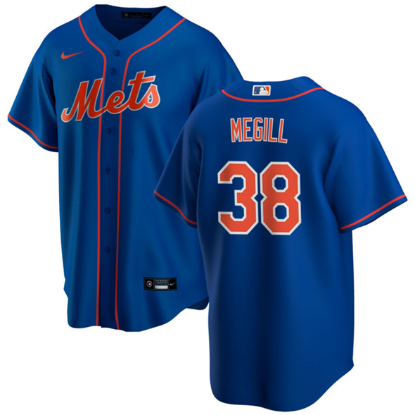 New York Mets #38 Tylor Megill Royal Cool Base Stitched Jersey - Zenithce