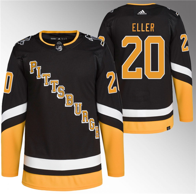 Pittsburgh Penguins #20 Lars Eller Black Stitched Jersey - Zenithce