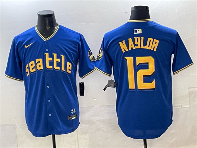 Seattle Mariners #12 Josh Naylor Royal 2025 Limited Stitched jersey - Zenithce