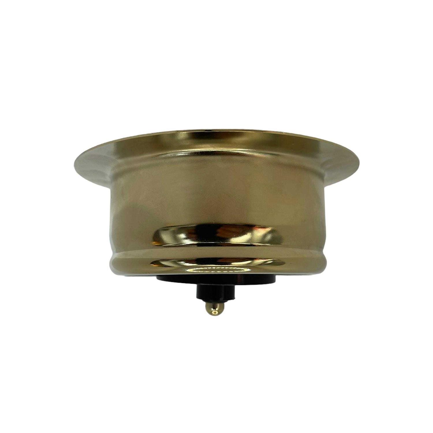 Sinkology SinkSense Matte Black 3.5 Disposal Flange Drain with Stopper TD35-06 - Zenithce