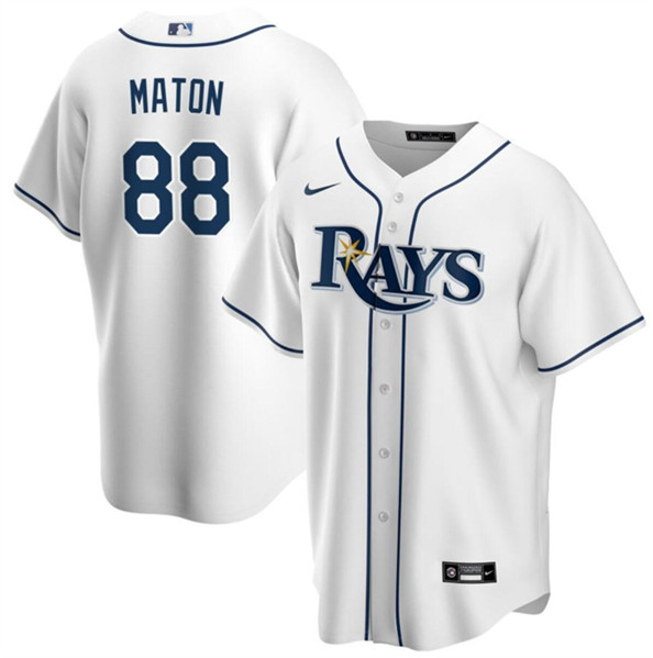 Tampa Bay Rays #88 Phil Maton White Cool Base Stitched Jersey - Zenithce