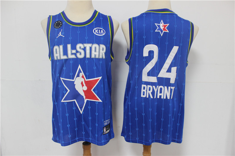 Los Angeles Lakers #24 Kobe Bryant Blue Jordan Brand 2020 All-Star Game Swingman Stitched Jersey - Zenithce
