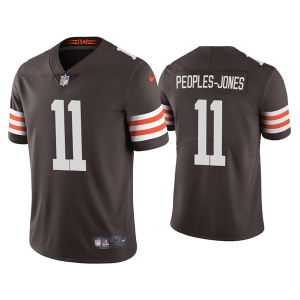 Cleveland Browns #11 Donovan Peoples-Jones New Brown Vapor Untouchable Limited Stitched Jersey - Zenithce