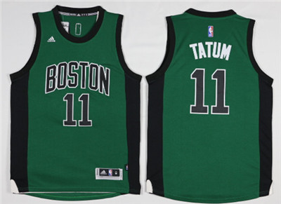 Boston Celtics #11 Jayson Tatum Green Swingman Jersey - Zenithce