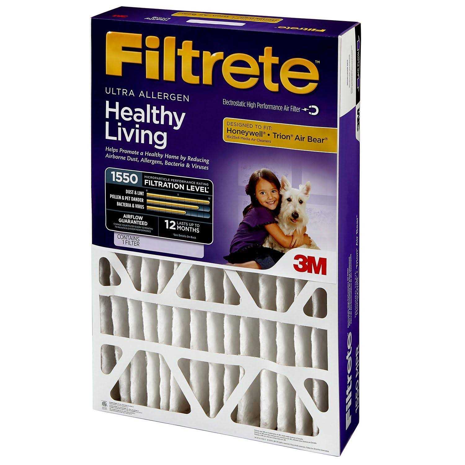 Filtrete Allergen Reduction Filter for 4 Housings - Zenithce