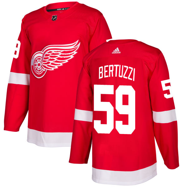 Detroit Red Wings #59 Tyler Bertuzzi Red Stitched Jersey - Zenithce