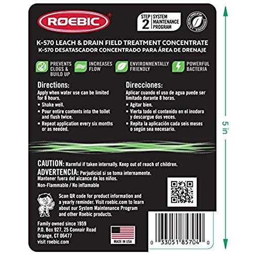 Roebic K-37 Septic Tank Treatment - Zenithce