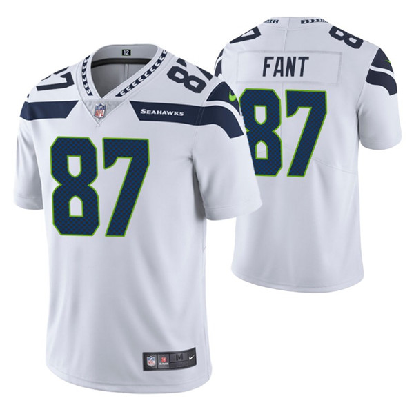 Seattle Seahawks #87 Noah Fant White Vapor Untouchable Limited Stitched Jersey - Zenithce