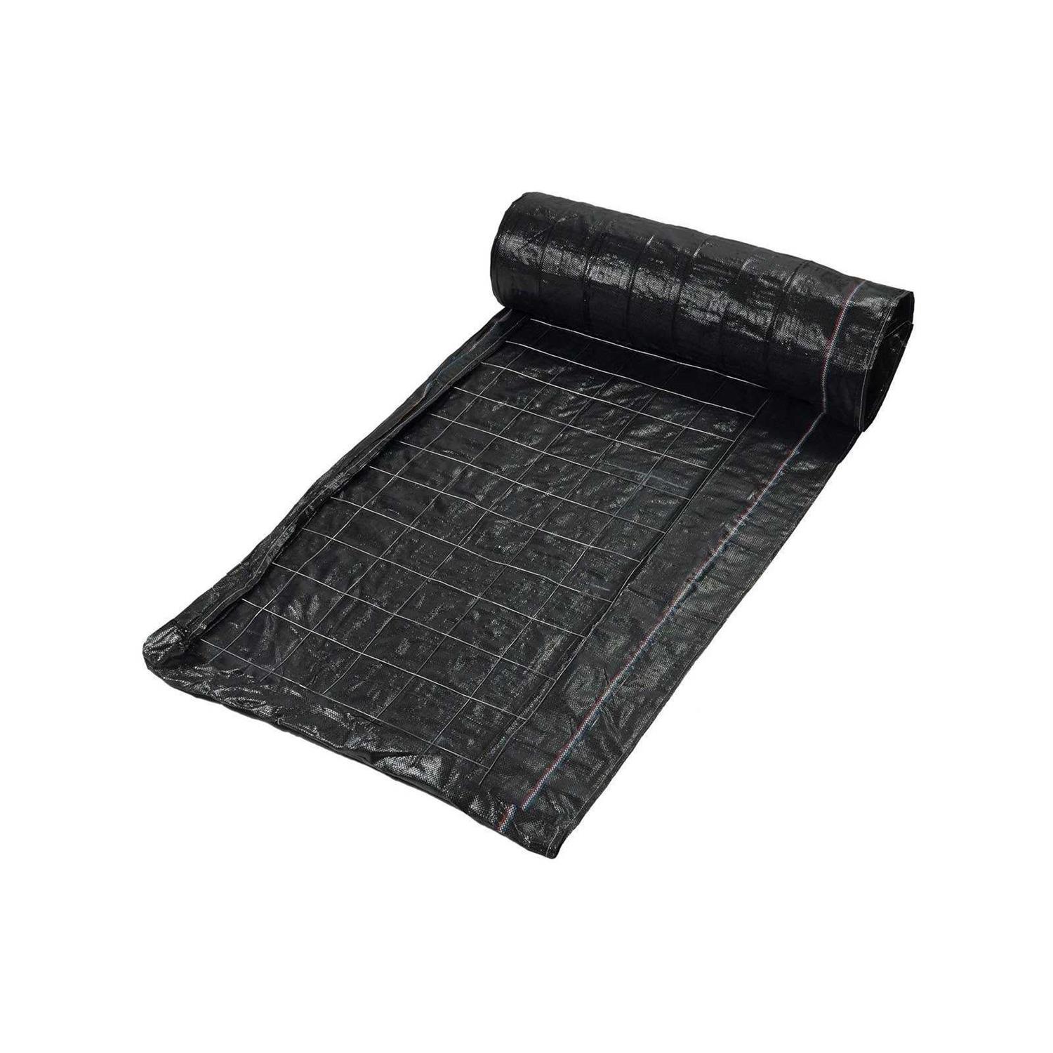 Mutual Industries 100 ft. Black Wire Backed Silt Fence - Zenithce