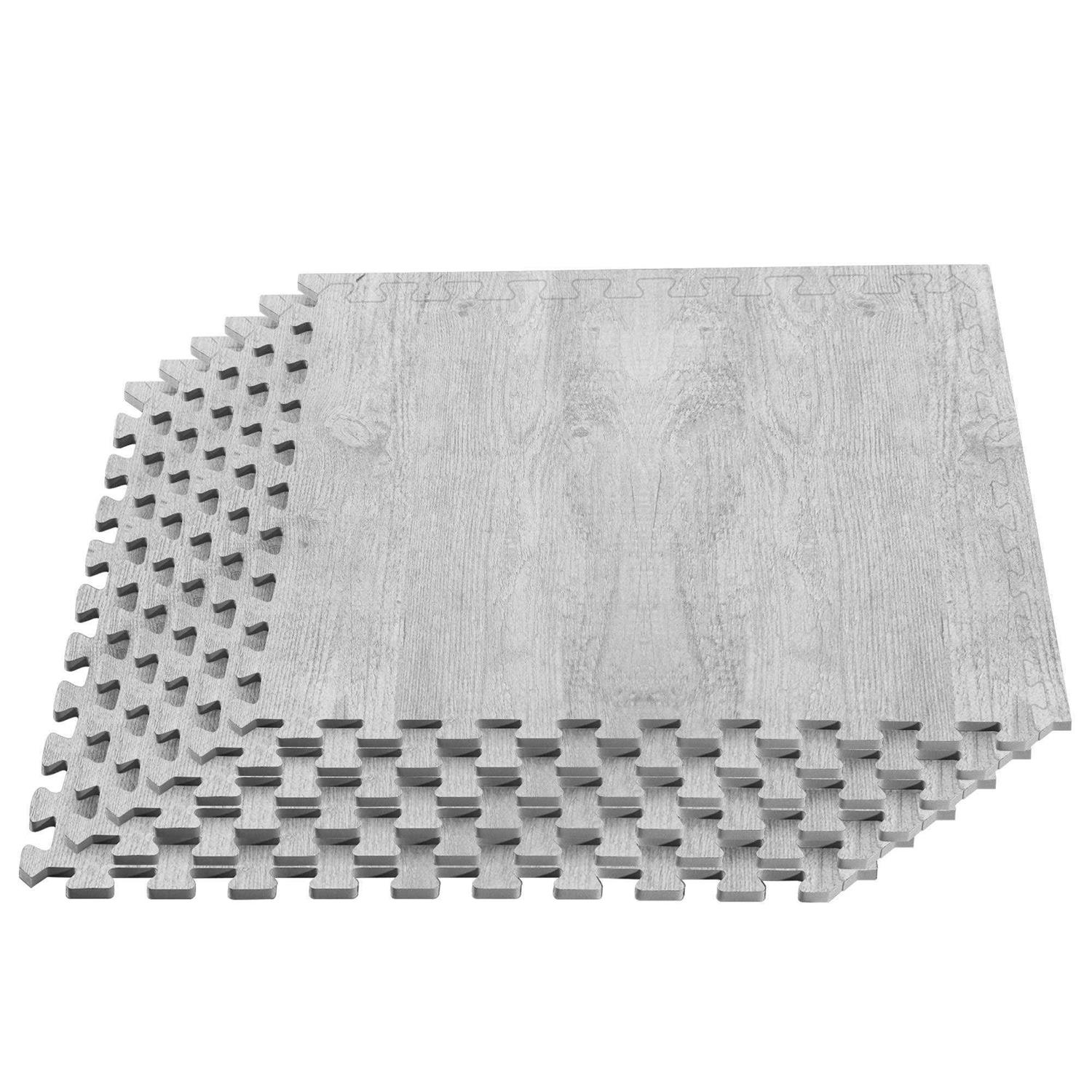 We Sell Mats Forest Floor Farmhouse Collection 3/8 inch Thick Printed Wood Grain - Zenithce