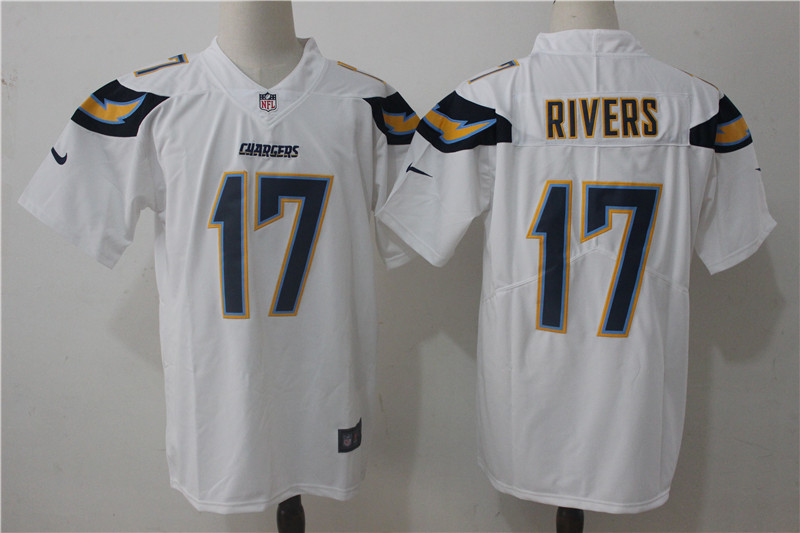 Los Angeles Chargers #17 Philip Rivers White Stitched Vapor Untouchable Limited Nike Jersey - Zenithce