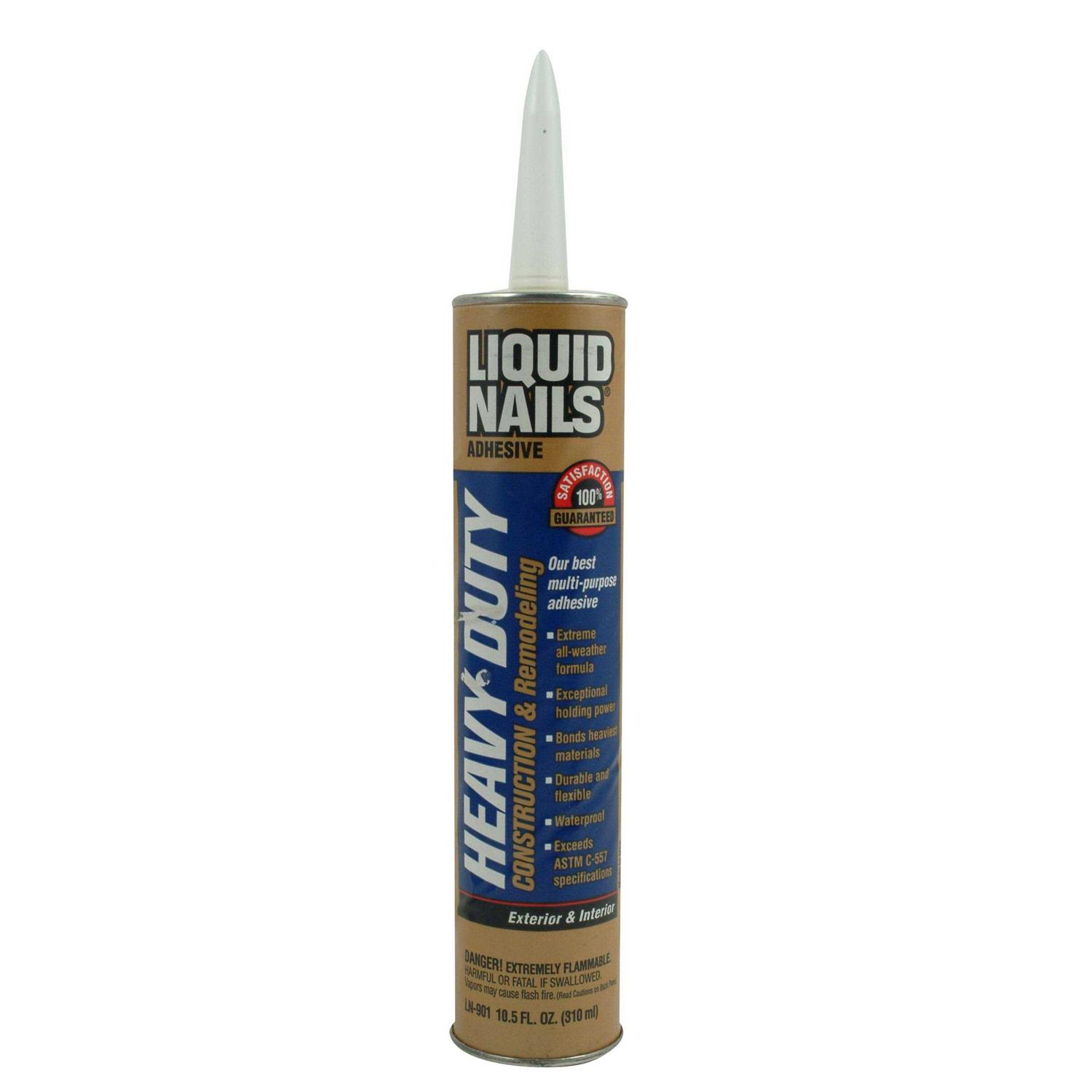Liquid Nails Construction Adhesive Heavy Duty - Zenithce