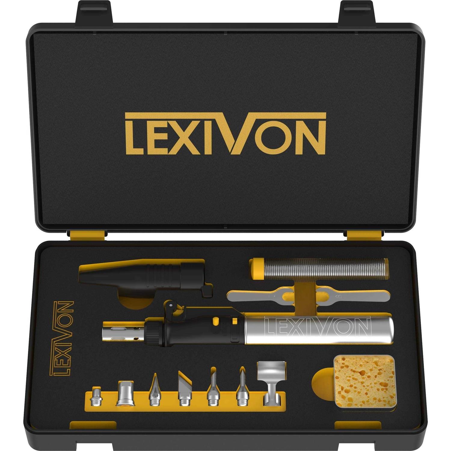 Lexivon 5/8 Swivel Magnetic Spark Plug Socket 3/8 Drive x 10 Total Length - Zenithce
