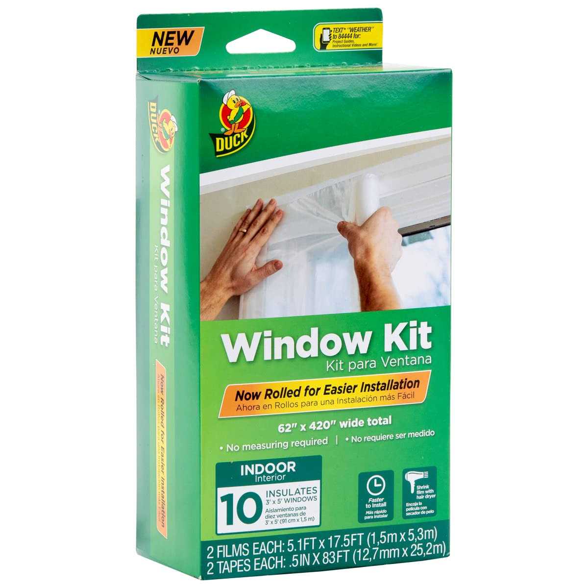 Duck Brand Replacement Screen in a Box Kit 84 in. x 36 - Zenithce