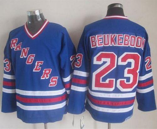 Rangers #23 Jeff Beukeboom Blue CCM Heroes Of Hockey Alumni Stitched Jersey - Zenithce