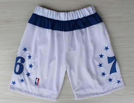 Philadelphia 76ers White All-Star Short - Zenithce
