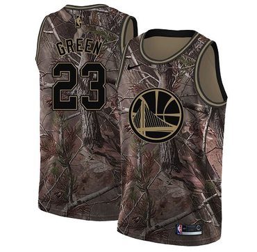Golden State Warriors #23 Draymond Green Camo Swingman Realtree Collection Jersey - Zenithce