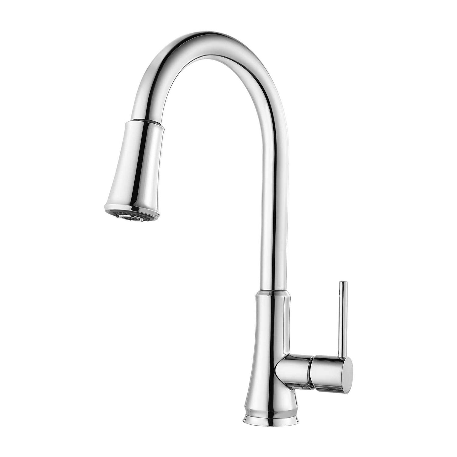 Pfister Pfirst Single Handle Pull Down Kitchen Faucet - Zenithce