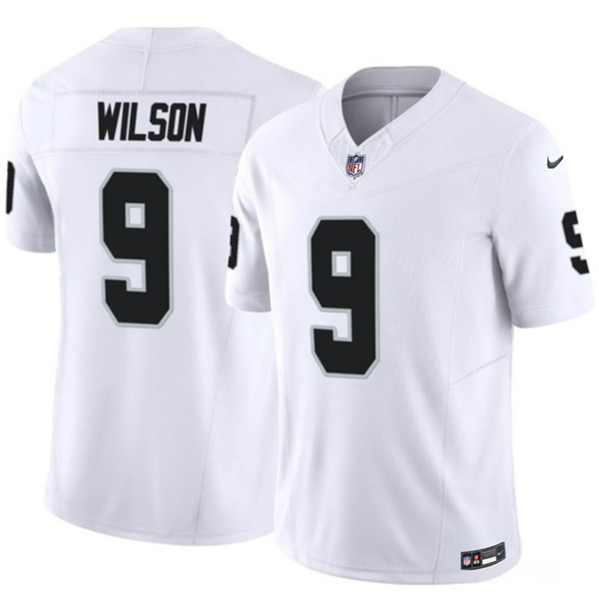 Las Vegas Raiders #9 Tyree Wilson White 2023 F.U.S.E Vapor Untouchable Stitched Jersey - Zenithce