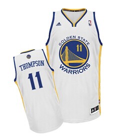 Golden State Warriors #11 Klay Thompson White Swingman Jersey - Zenithce