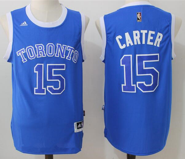 Toronto Raptors #15 Vince Carter Blue Stitched 2017 Adidas Revolution 30 Swingman Jersey - Zenithce