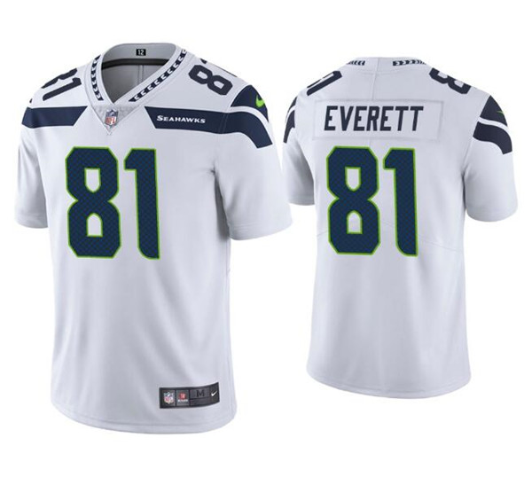Seattle Seahawks #81 Gerald Everett White Vapor Untouchable Limited Stitched Jersey - Zenithce