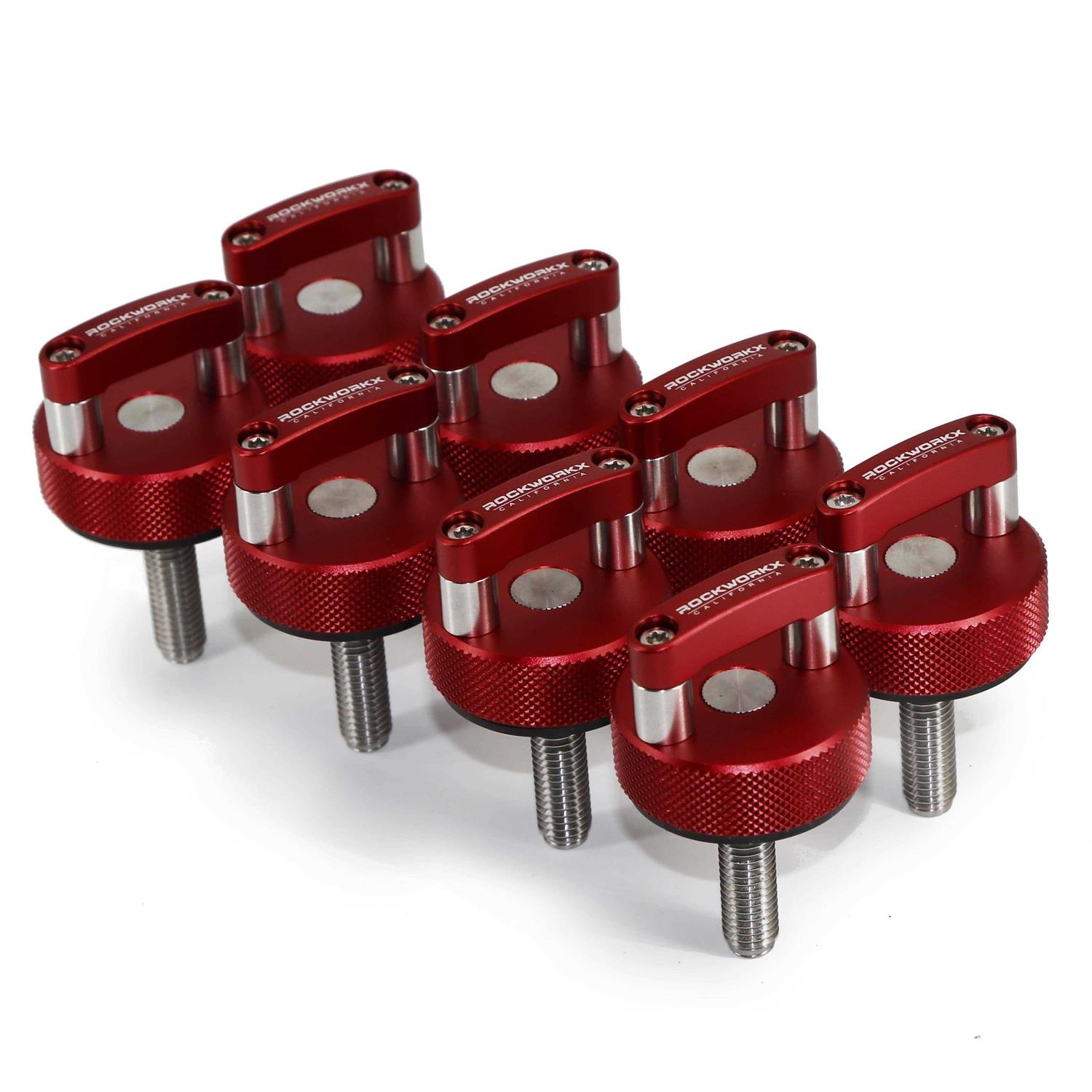 ROCKWORKX Ford Bronco Hard Top Quick Removal Thumb Screws 8 PIECE SET - Zenithce