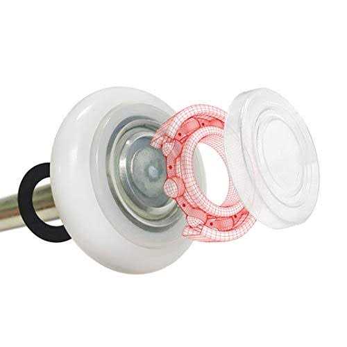 DURA-LIFT Ultra-Life MAX 2 Sealed 6200ZZ Bearing Nylon Garage Door Roller - Zenithce