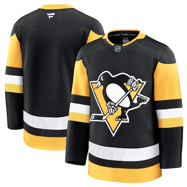 Pittsburgh Penguins Blank Black 2024-25 Home Stitched Jersey - Zenithce