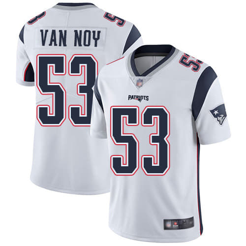 New England Patriots #53 Kyle Van Noy White Vapor Untouchable Limited Stitched Jersey - Zenithce