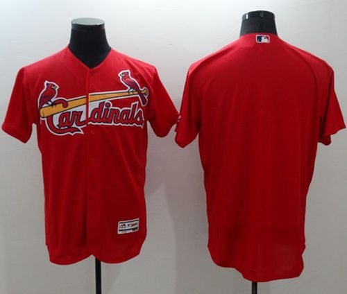 Cardinals Blank Red Flexbase Authentic Collection Stitched Jersey - Zenithce