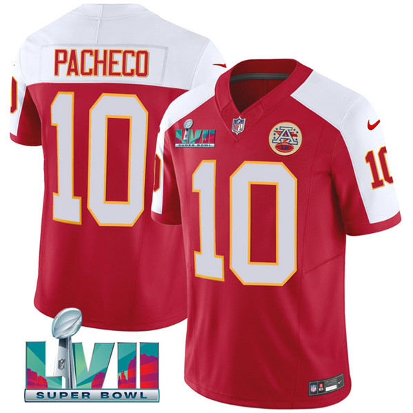 Kansas City Chiefs #10 Isiah Pacheco Red 2023 F.U.S.E. With Super Bowl LVII Patch Vapor Untouchable Limited Stitched Jersey - Zenithce