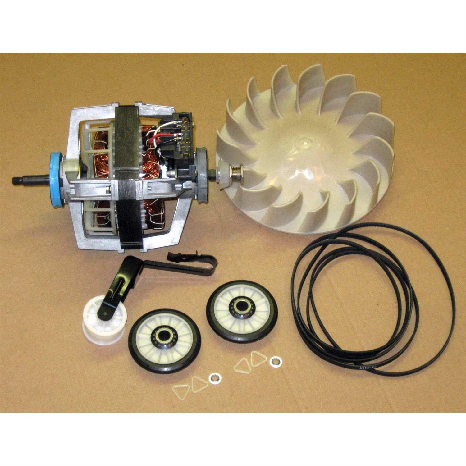 Major Appliances cOMBO5 Dryer Motor 279827 Blower 694089 Belt Idler Rollers 4392065 for Whirlpool - Zenithce