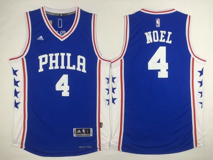 Philadelphia 76ers #4 Nerlens Noel Revolution 30 Swingman 2015-16 Blue Jersey - Zenithce