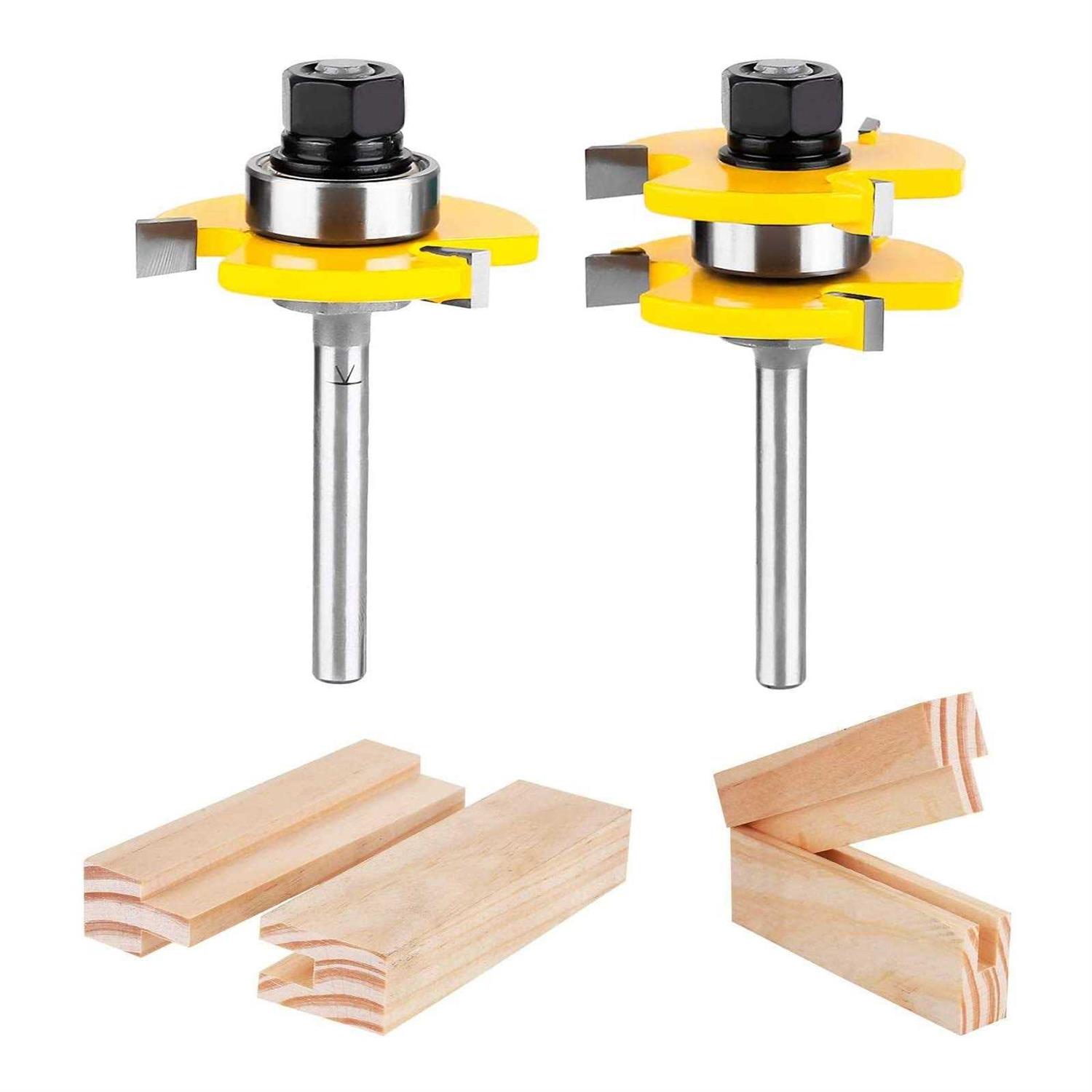 Kowood Router Bits Sets Of 35B Pieces 1/2 Inch T Shape Wood Milling Cutter - Zenithce