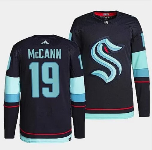 Seattle Kraken #19 Jared McCann Blue Stitched Jersey - Zenithce