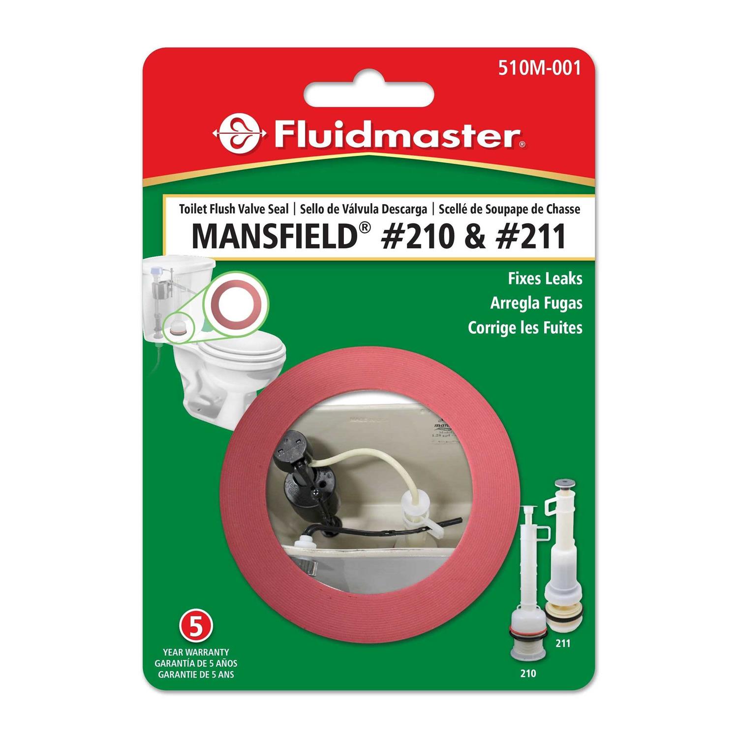 Fluidmaster Kohler Replacement Flush Valve Seal 510K-001-P10 - Zenithce