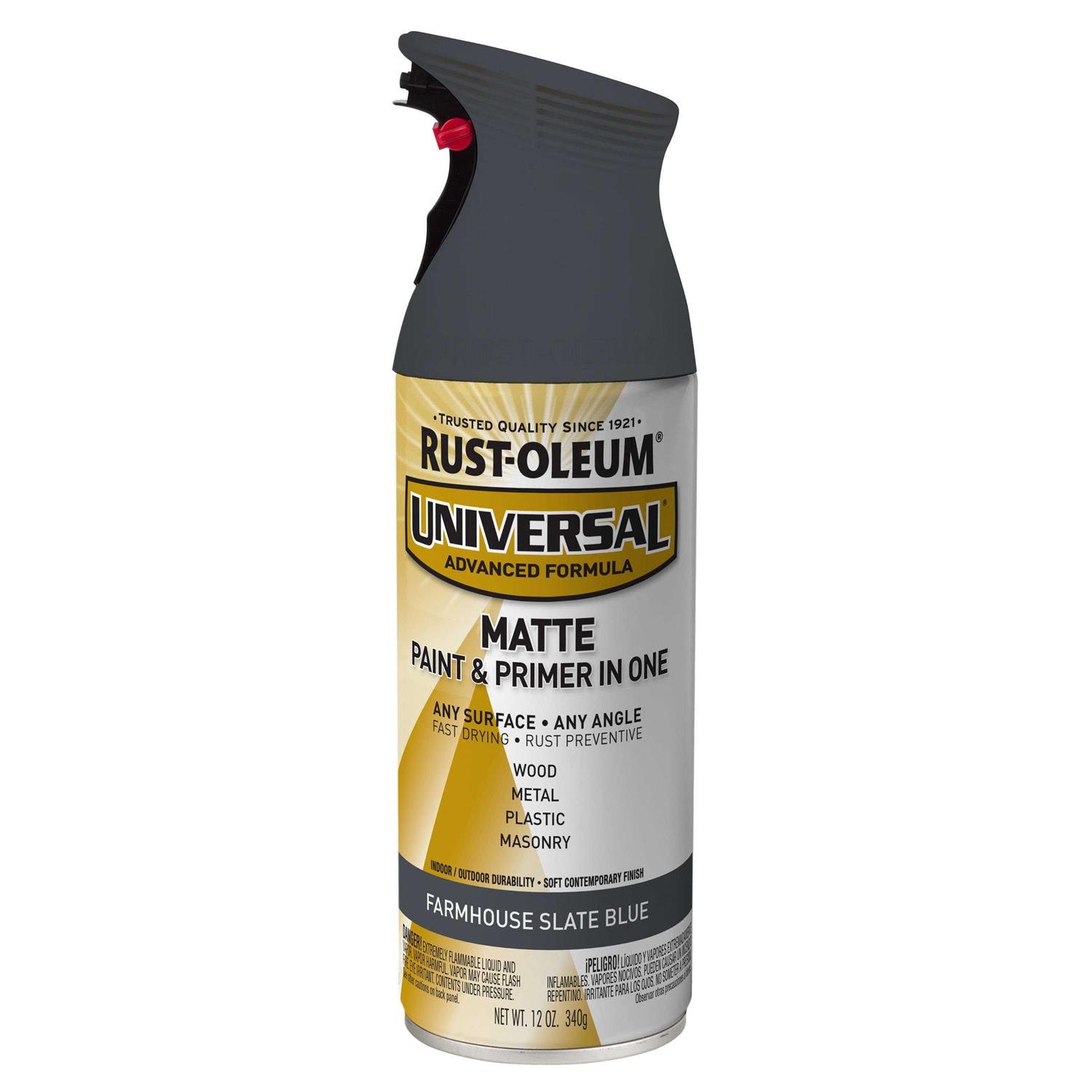 Rust-Oleum 12oz Matte Farmhouse Universal Spray Paint - Zenithce