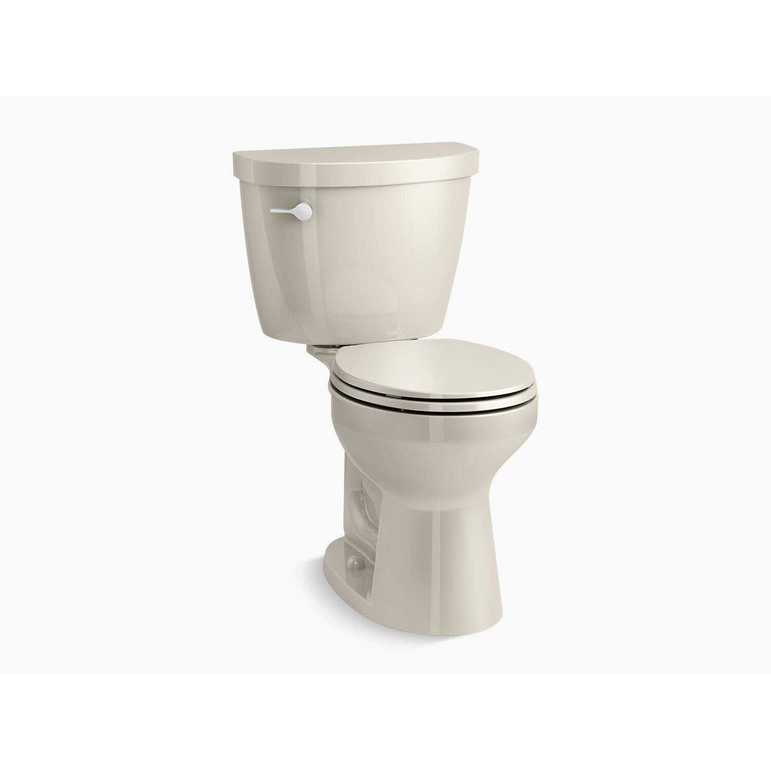 Kohler Cimarron Round-front Chair-Height Toilet Bowl - Zenithce