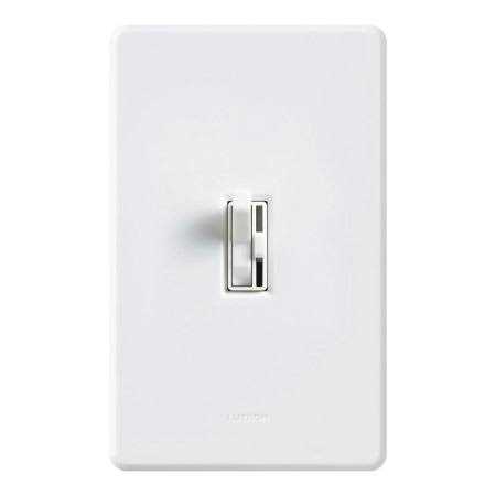 Lutron Toggler 3-Way Toggle LED Dimmer – 150-Watt – White - Zenithce