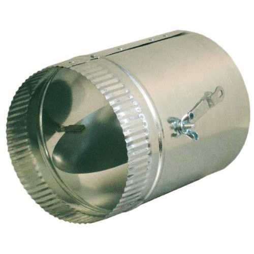The Sheet Metal Kid 4-in HVAC Duct Manual Volume Damper with Sleeve - Zenithce